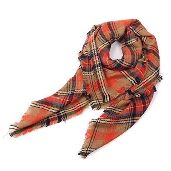 Tartan Plaid Blanket Scarf - Picture 4 of 6
